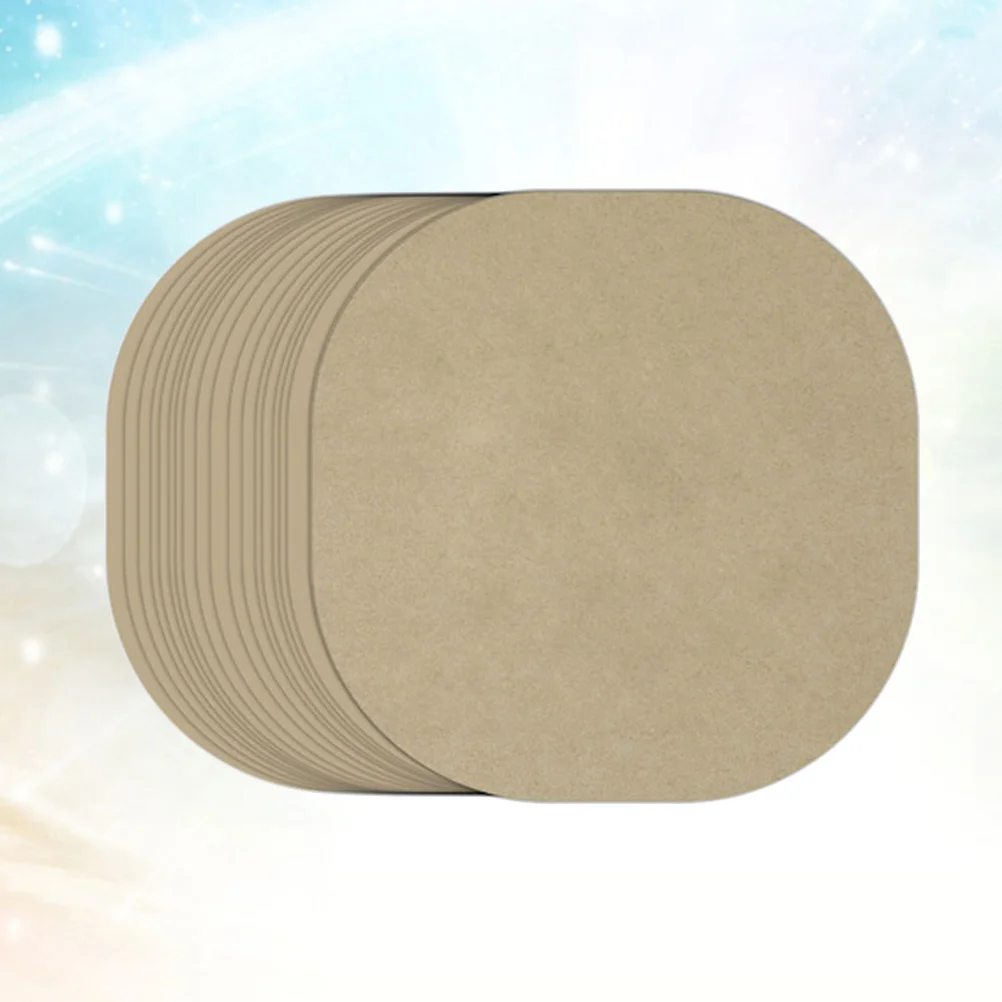 

100 листов неотбеленной бумаги для выпечки в духовке с силиконовым покрытием, антипригарные, термостойкие листы для выпечки, пищевой жиронепроницаемый пергамент