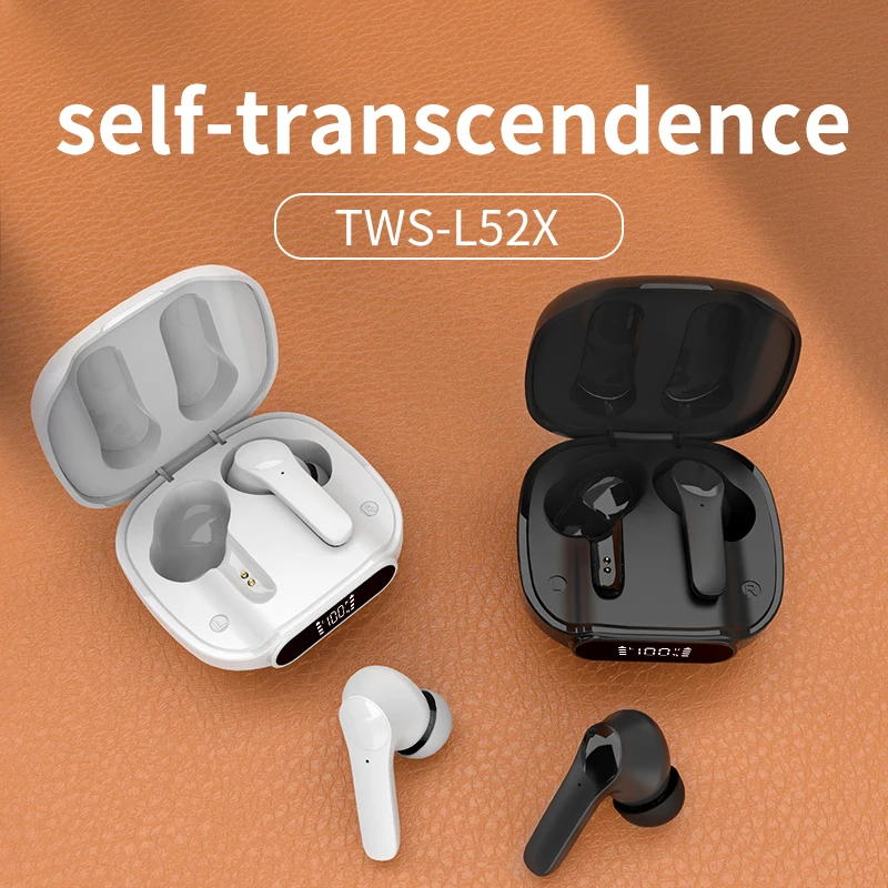 TWS Sports Headphones Dual Mode BT Headphones Wireless In Ear L52X Low Delay Bluetooth Headphones Game earphones