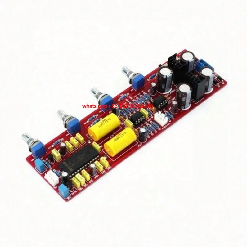 

with 3.3 uf capacitor LM4610 tone board hifi amplifier