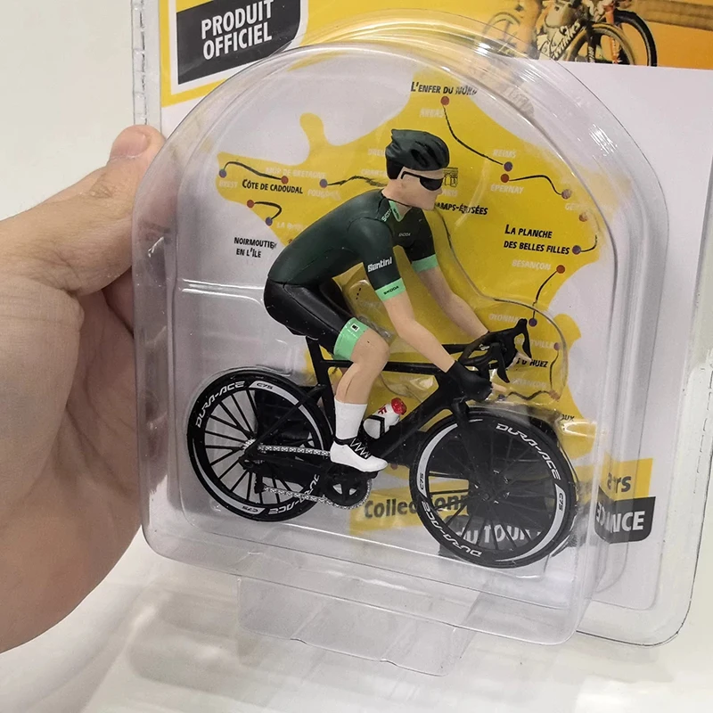 Modèle de vélo à l'échelle 1:18, modèle de simulation en plastique, collection statique, cadeaux décoratifs pour les fêtes