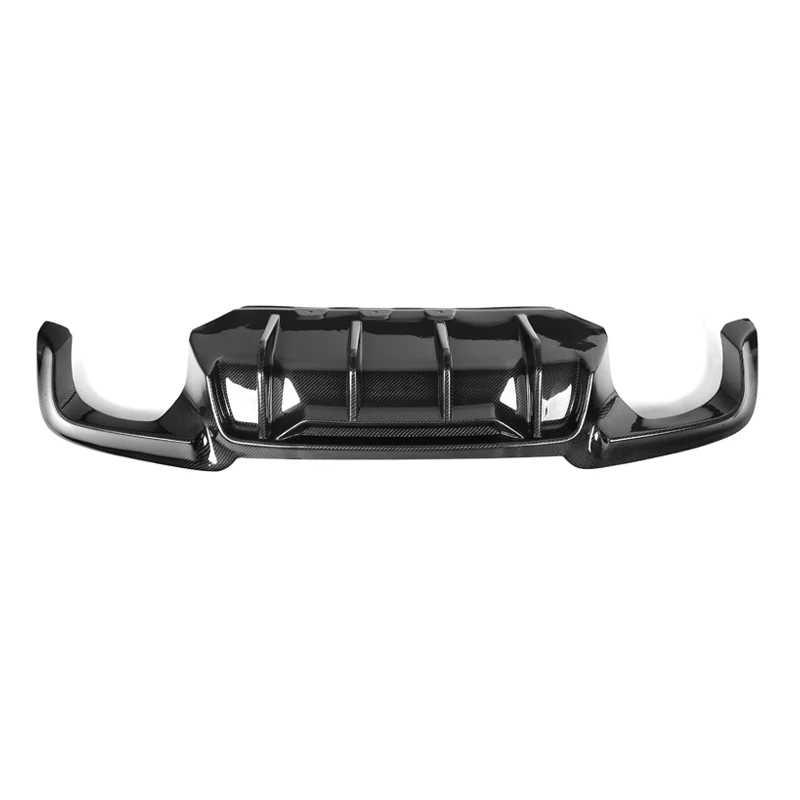 Hot selling：Real Carbon Fiber Rear Diffuser for M5 F10 2010-2017 C Style Rear Bumper Diffuser F10 Diffuser