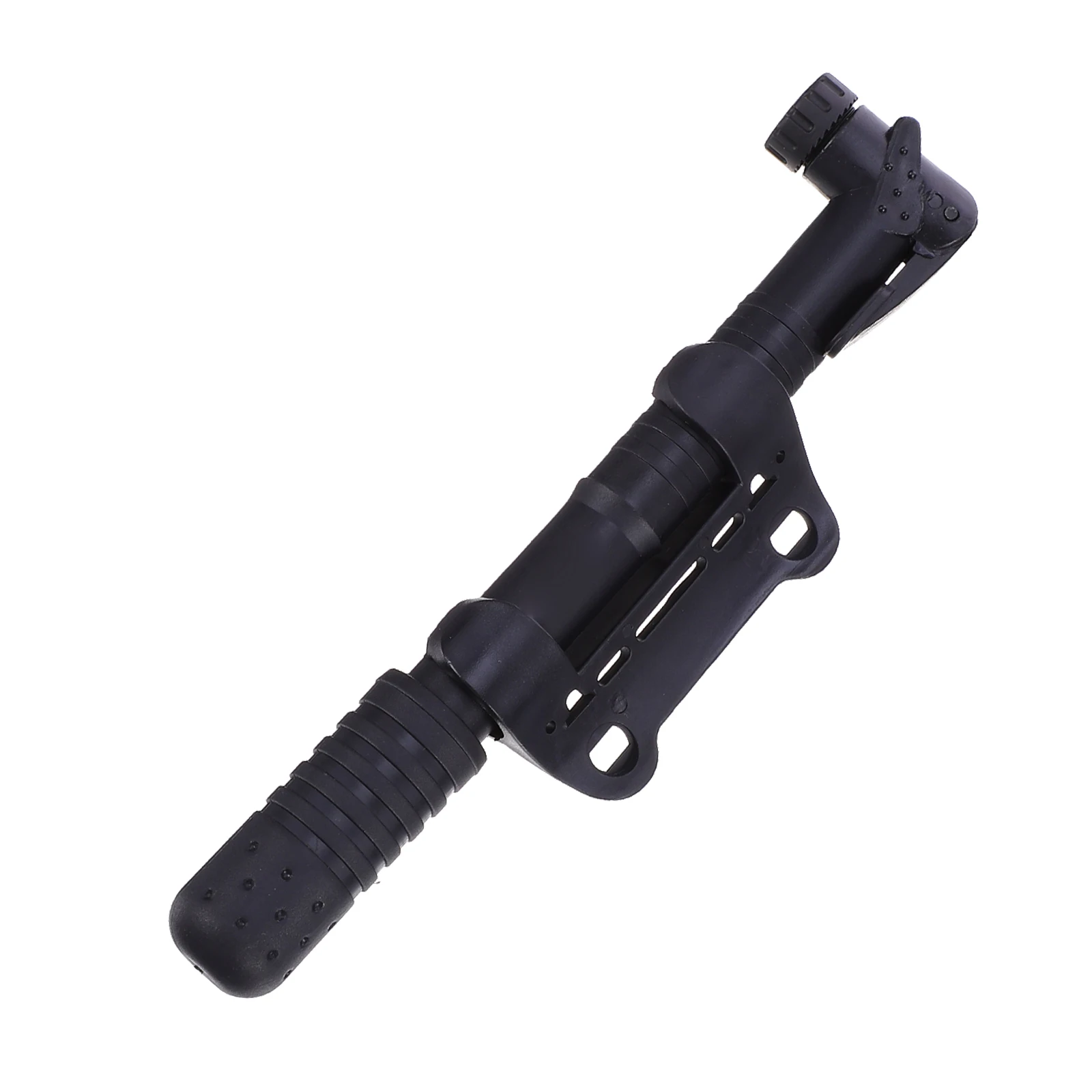 

Mini Bike Tire Air Pump Portable for Tires Travel Lightweight Durable Extended Hose High Pressure Universal Nozzle Inflatable