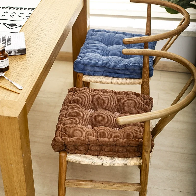 Thick Cushion, Square Corn Cob, Tatami Chair, Office Chair, Soft Sofa, Home Floor Decoration, Textile Knee Pillow