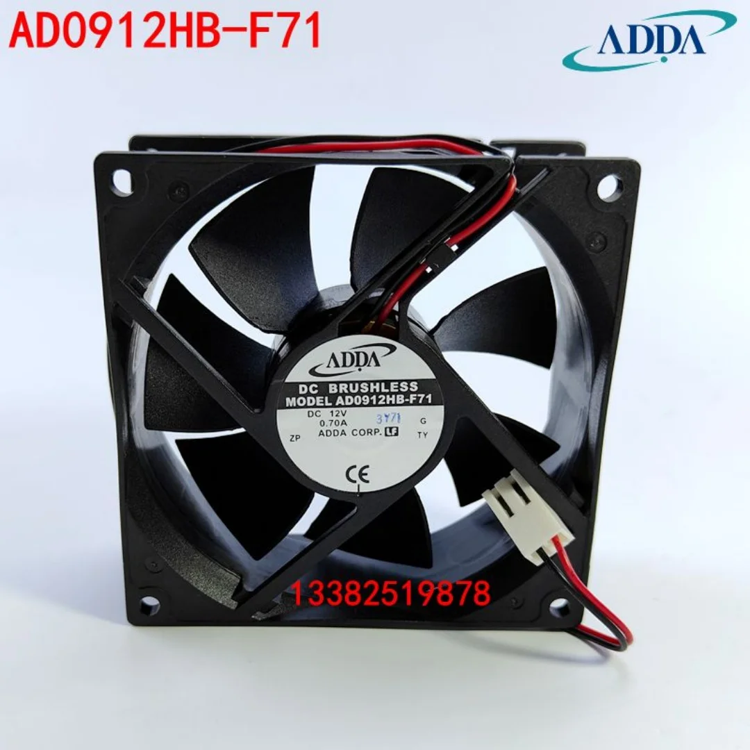 

ADDA AD0912HB-F71 DC 12V 0.70A 92x92x38mm 2-Wire Server Cooling Fan