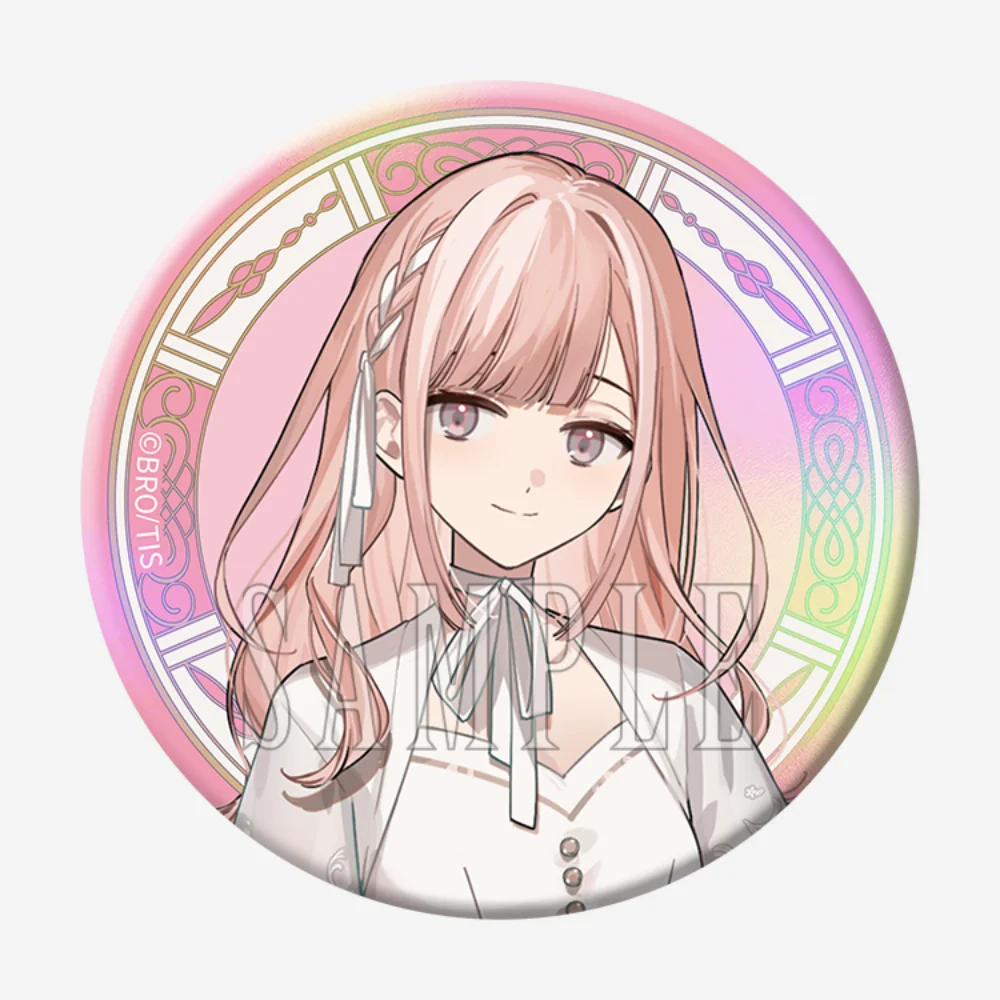 Hot Game Le Mirage Mystique Charles Jack Leon Badge 58MM Anime Acrylic Stand Keychain Backpack Decoration Charm Decoration Gifts