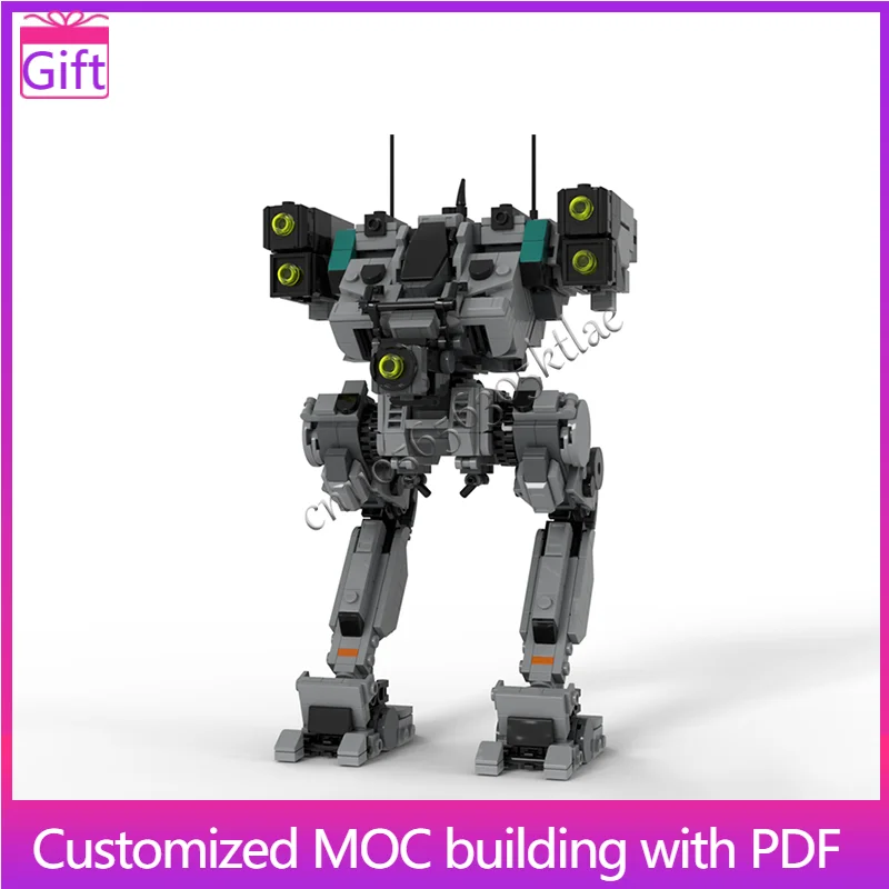 

NEW 993 PCS MOC Creative Customize Grey Robot Modular Building Blocks Model Educational DIY Assembly Toy For Boys Christmas Gift