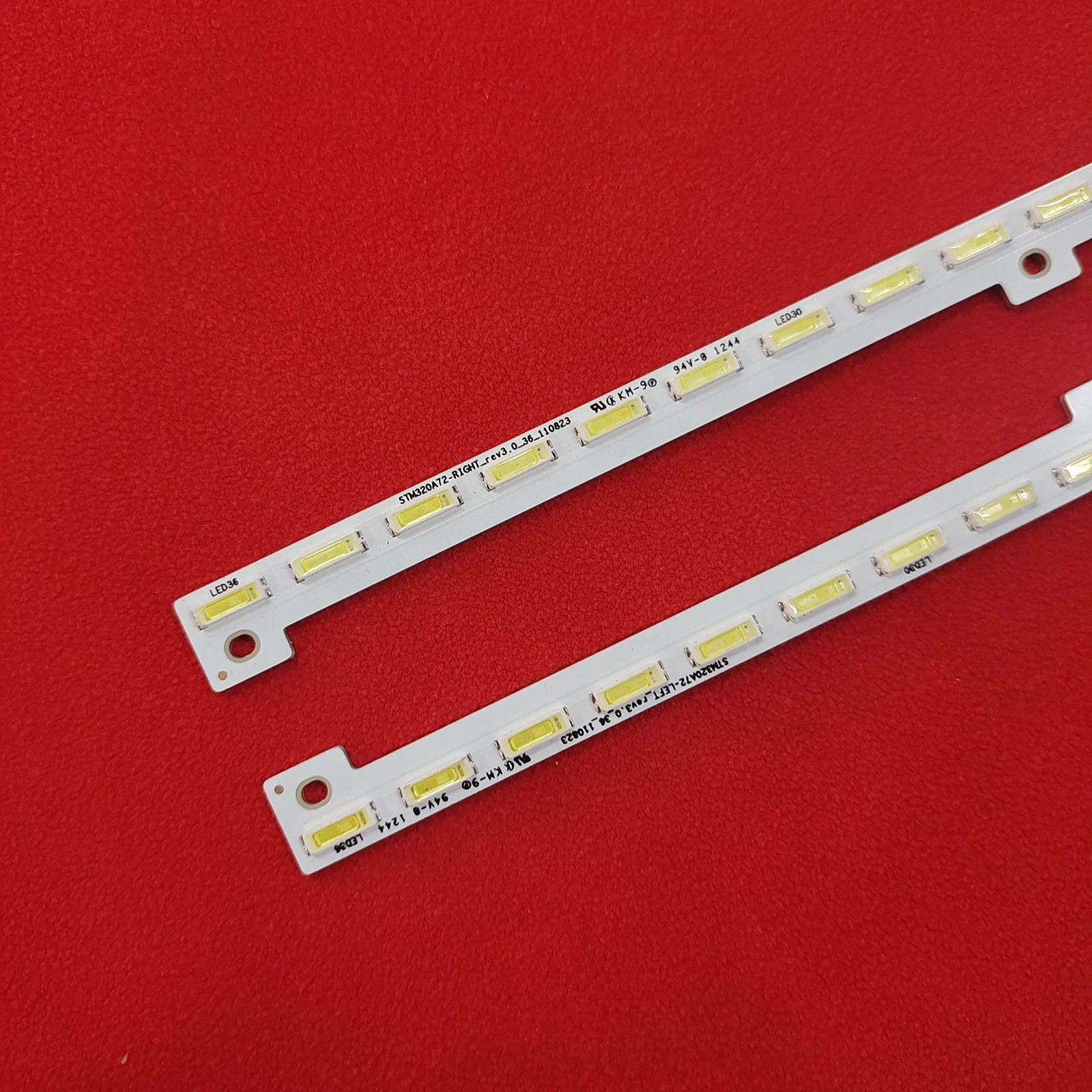 แถบไฟแบ็คไลท์ LED สำหรับทีวี32 "STM320A72 TX-L32X5B พานาโซนิค TX-L32EW5 TH-L32X50C TX-L32X5E VVX32H125G00 NLAW10171R L