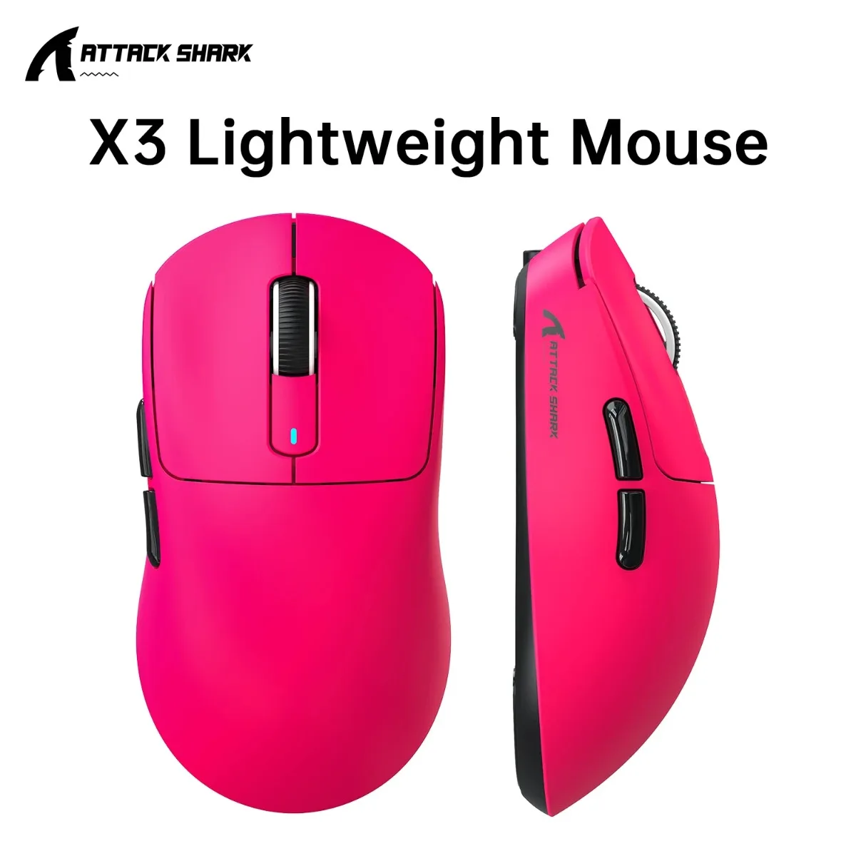 

ATTACK SHARK X3 Wireless Gaming Mouse - PAW3395 Sensor Tri-Mode 2.4G/Bluetooth/USB-C Macro Support Lightweight Design