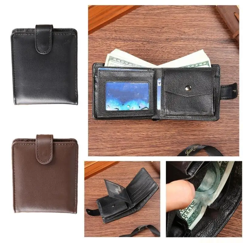 

X90D Банковский органайзер для кредитных карт, винтажный кошелек для монет, карманный кошелек с несколькими слотами