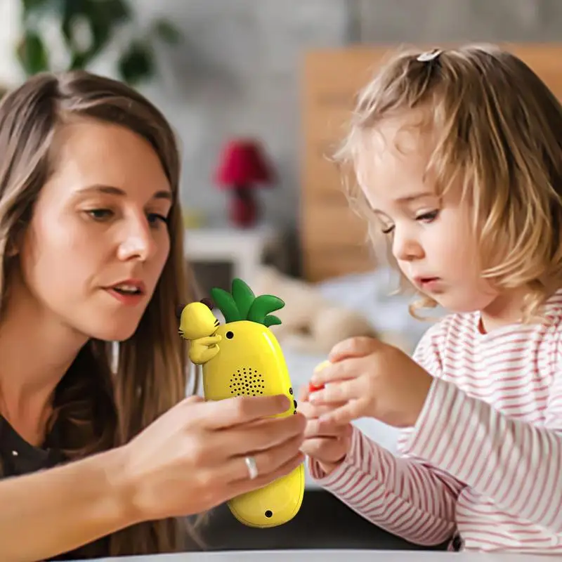 Baby Telefoon Speelgoed Ananas Vorm Kinderen Afstandsbediening Speelgoed Slaapspeelgoed Met Bijtring Simulatie Speelgoed Vroeg Educatief Speelgoed Kids