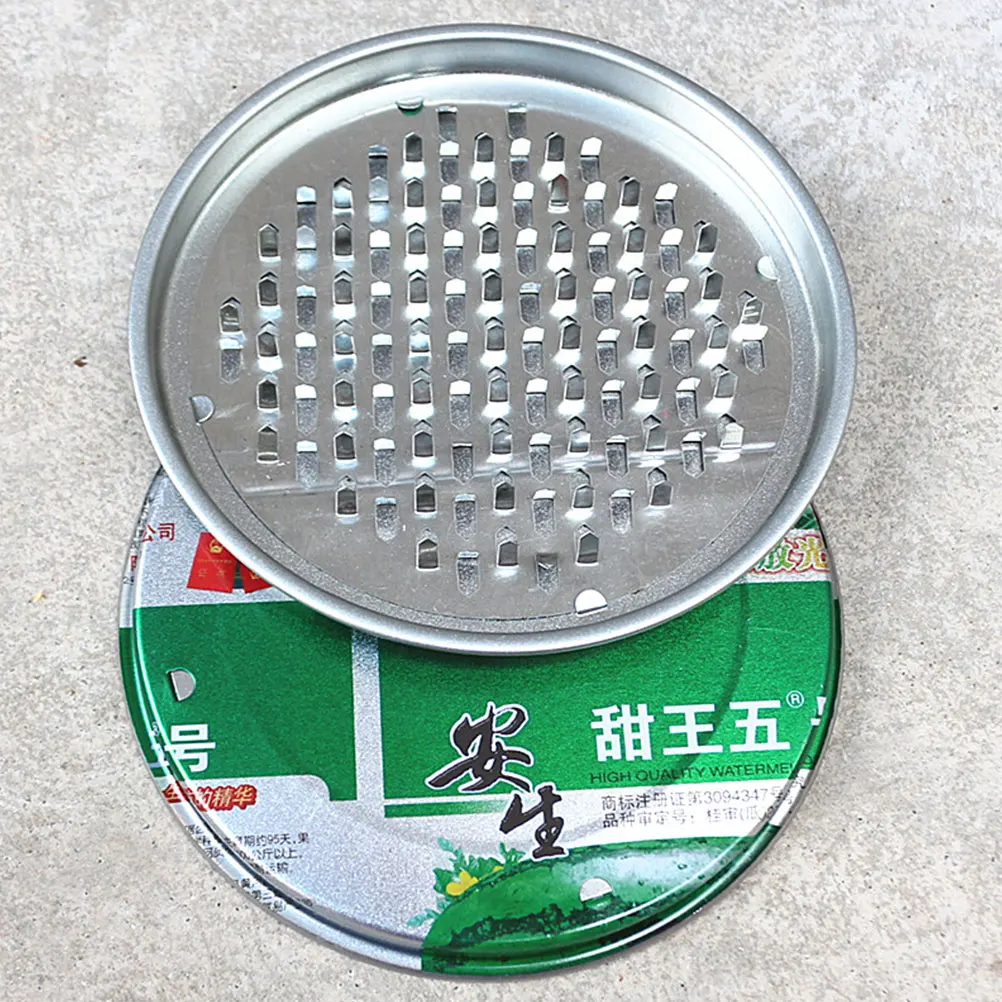 

5Pcs Incense Holder Tray Safe Iron Dish Circle Anti-Scald Fireproof Reusable Coil Burning Plate for Home