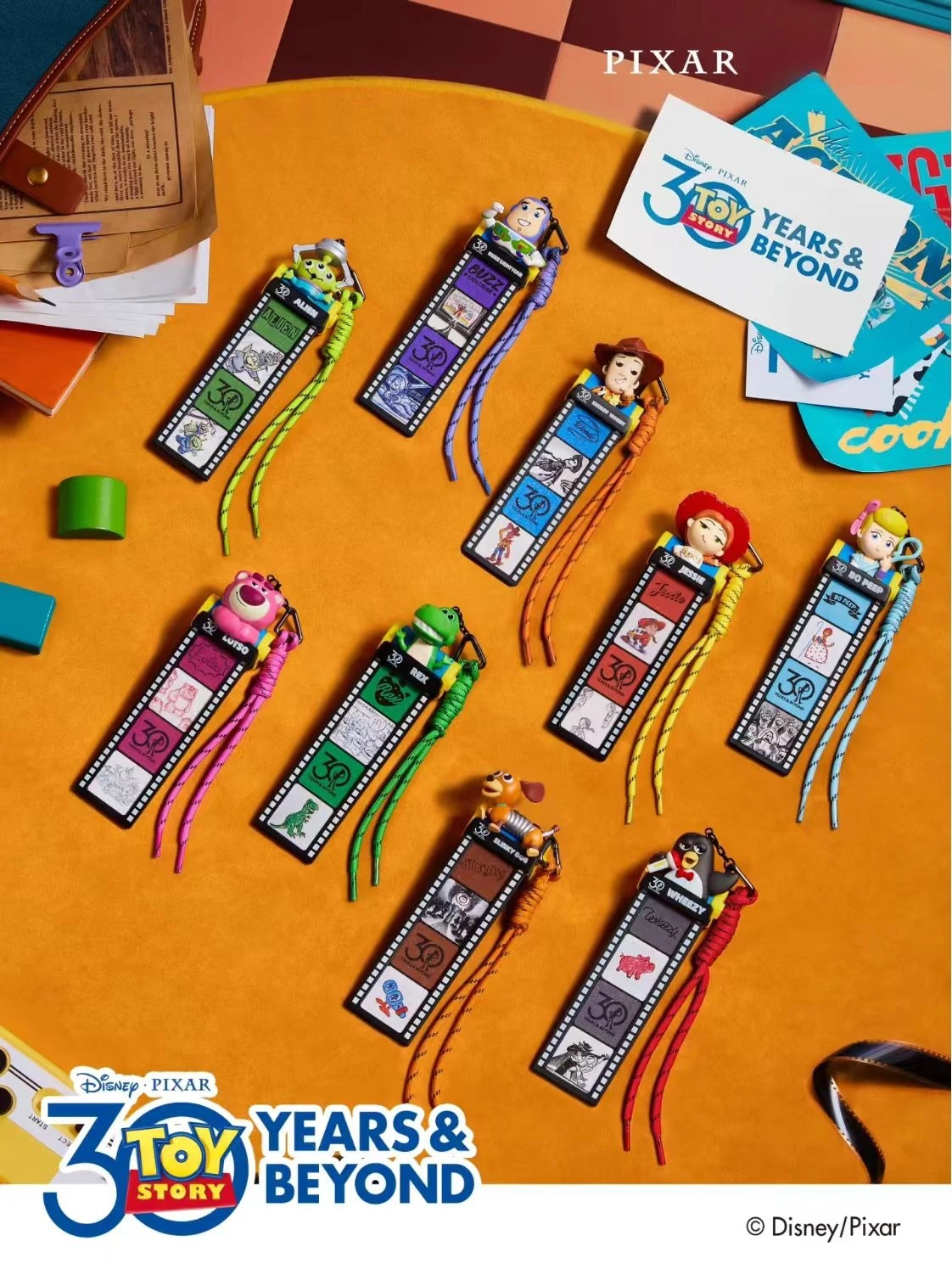 

Disney Pixar Toy Story 30th Anniversary Retro Replica Series Blind Box Keychain - Collectible Mini Figure Character Toys Gift