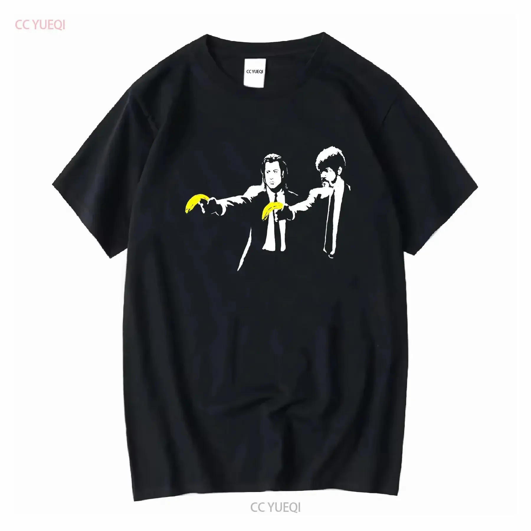 Customization Shirt BANKSY PULP FICTION WOMENS T SHIRT Sizes Small To XL Long Or Short Sleeves Vintage Washed Designer Clothes U