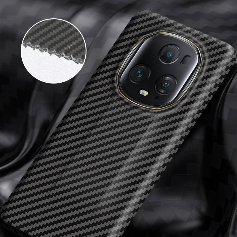 Ultra-Thin Real Carbon Fiber Case for Honor Magic 5/5 Pro/5 Ultimate Edition Aramid Fiber Lightweight Matte Protective Case