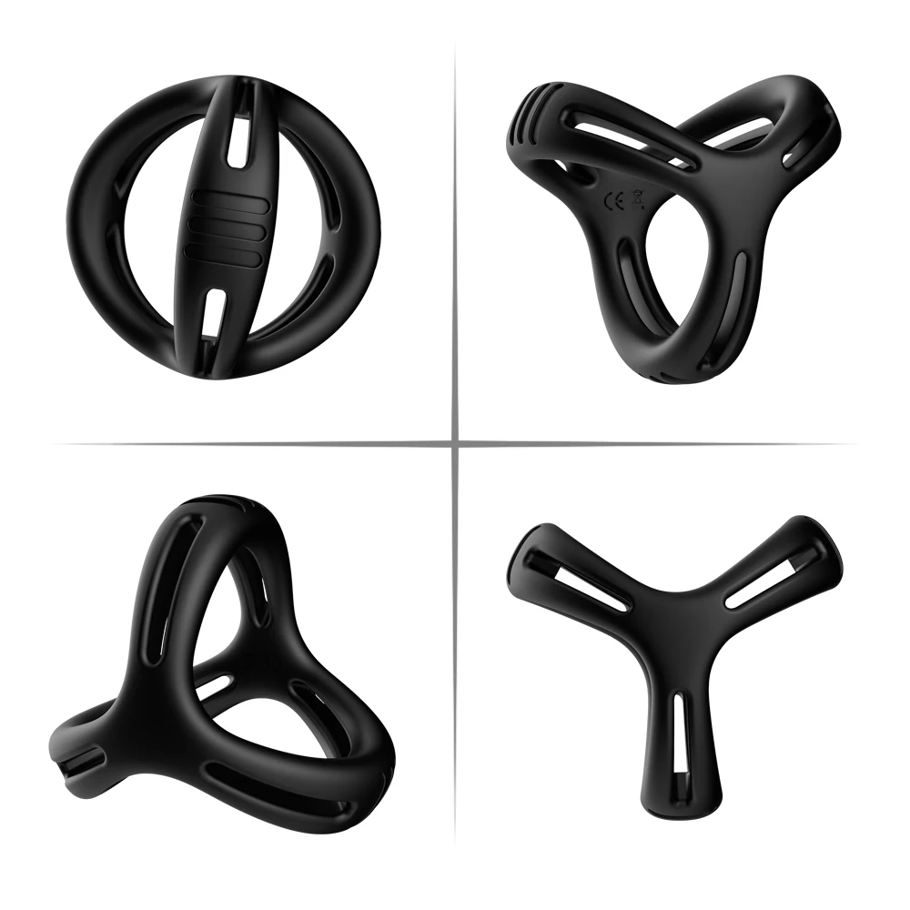 Penis Ring Reusable Silicone Stimulation Semen Cock Ring Penis Enlargement Delayed Ejaculation Sex Toys for Couples Men Adults