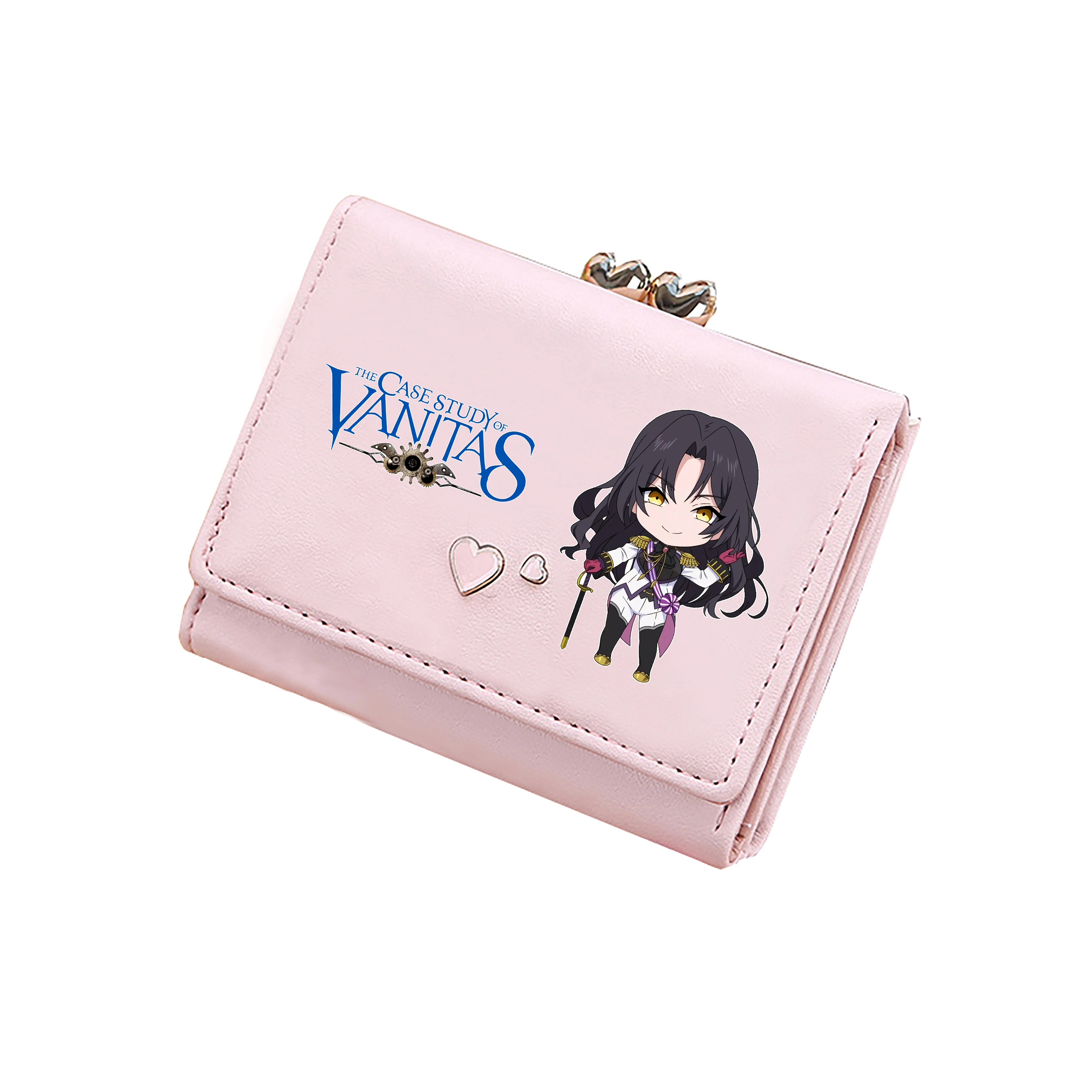 The Case Study of Vanitas Cartoon Coins Purses Anime ID Card Holders Pu Leather Short Wallets Cute Money Pockets Mini Clutch