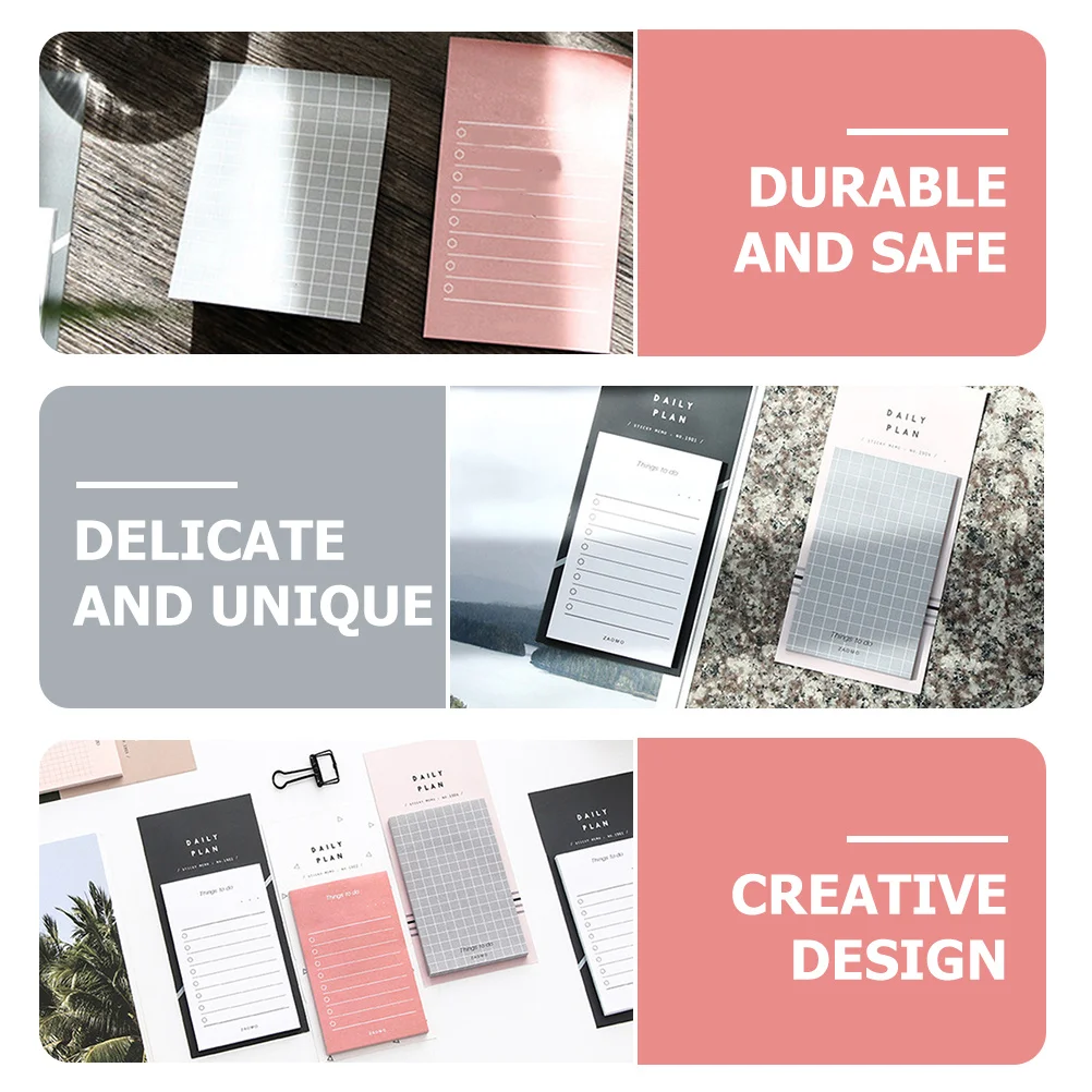 

6 Pcs Note Pads Memo Daily Planner Notepad Pocket Portable Notepads Time Management Small