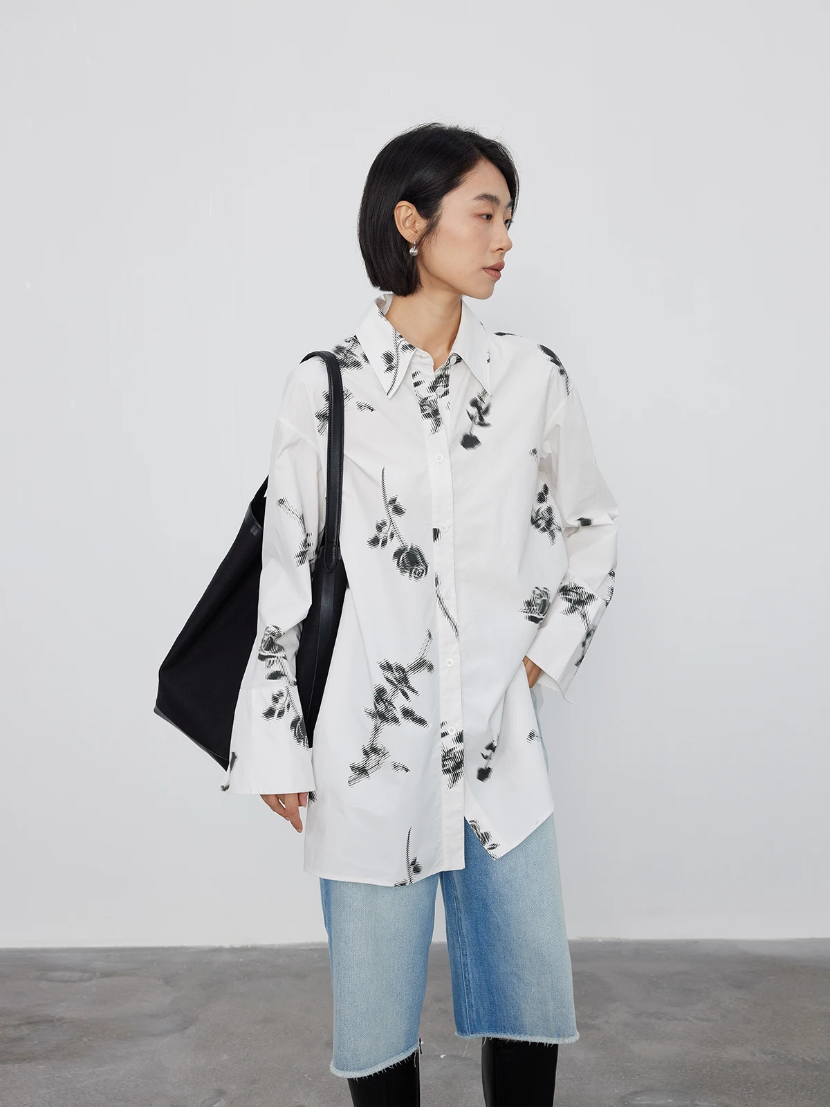 

Оригинальный длинный све с принтом BLANK LABEL, свободные женские повседневные хлопковые брюки, осеннее новое поступление, модный дизайн