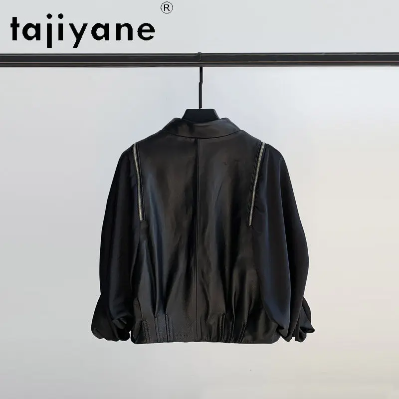 TAJIYANE Genuine Sheepskin Leather Jacket Woman Chinese Style Short Coat Stand Collar Autumn Jackets Women Clothing 2026 jaqueta