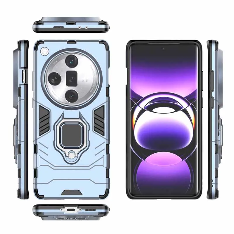 2025 à prova de choque caseforoppo encontrar x7 ultra x6 x5 neo x3 lite armadura titular volta coque para realme 9 10 11 12 pro plus 4g capa de telefone