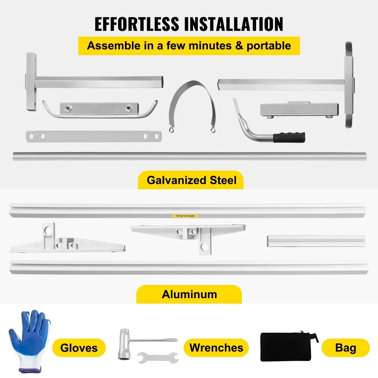 Serra elétrica portátil, serras de madeira, guia de 14 a 24 polegadas, corte de madeira, aço e alumínio
