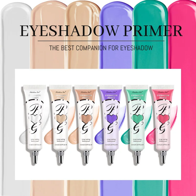 برايمر ظلال عيون ملون مقاوم للعرق كريم خافي عيوب ظلال العيون طويل الأمد برايمر عيون قاعدة مكياج عيون Maquiagem