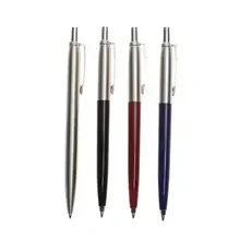 Ballpoint Pen Office Commercial Press Metal Ballpoint Pens Kids Teachers gift Automatic Ball Pens For School Glass pen