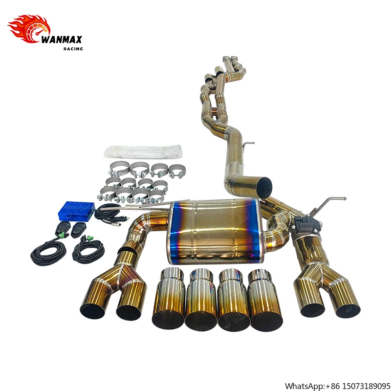 

Titanium Exhaust System for F8X M3 M4 - High Performance Catback with Carbon Fiber Tips