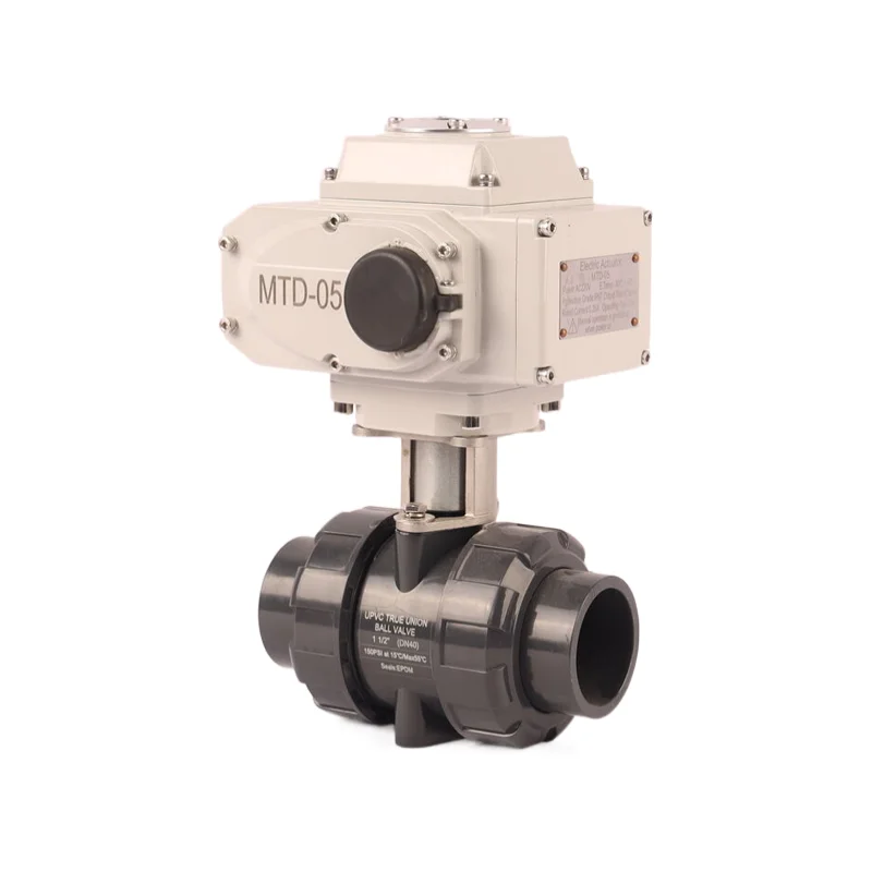 Electric Water Treatment Control Plastic Upvc 2 Inch 4 Inch 2 3 Way Pool 110v 120V AC Motorized Ball Valve for Water Pipe