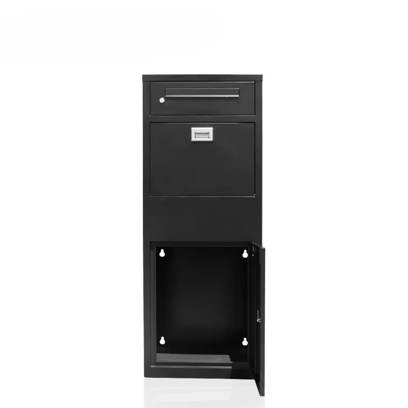 Anti-theft packing box Waterproof indoor/outdoor security mailbox, suitable for home gardens, made of steel for postal services