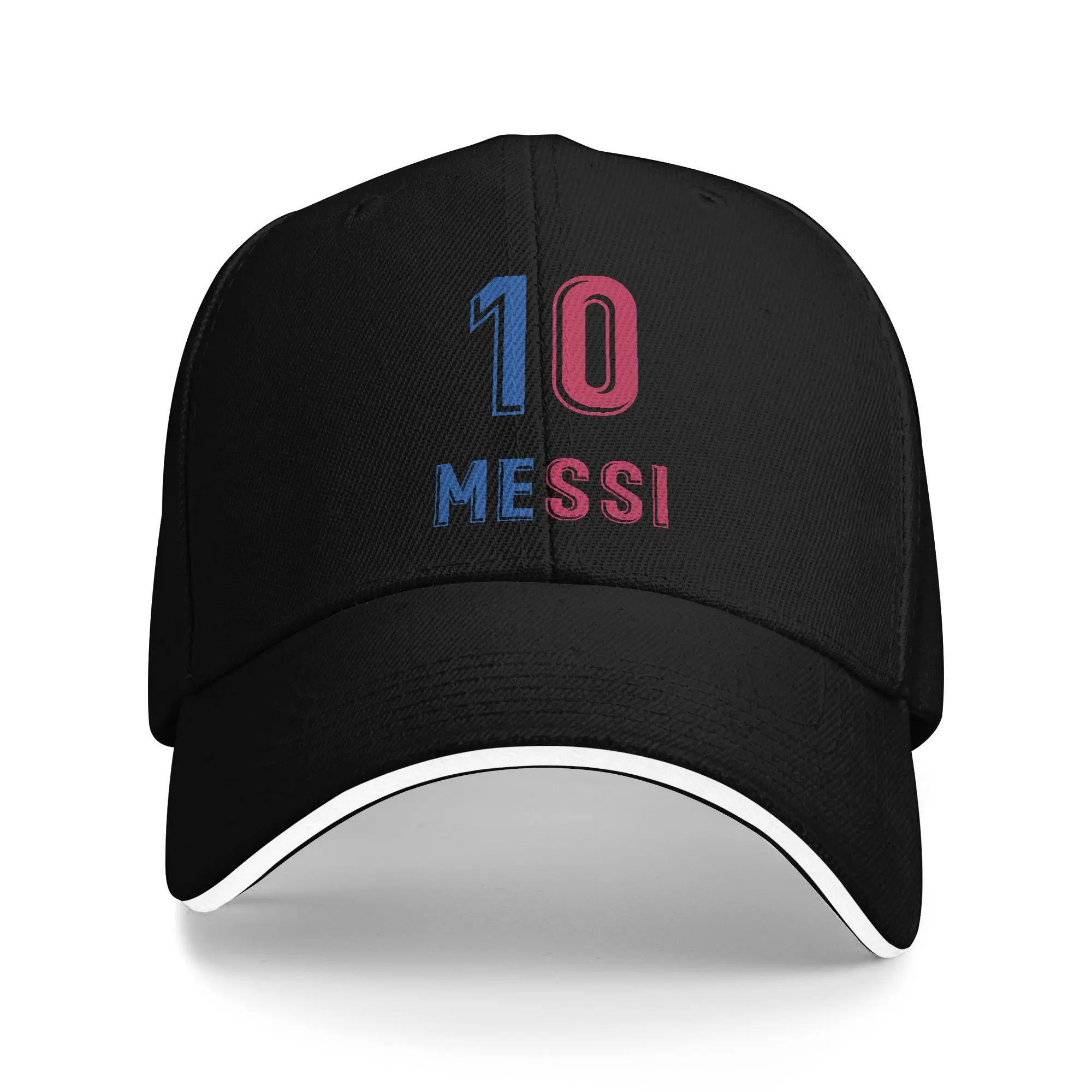 Personalized M-Messied 10 Soccer Baseball Cap Sun Protection Men Women's Adjustable Football Sport Dad Hat Autumn
