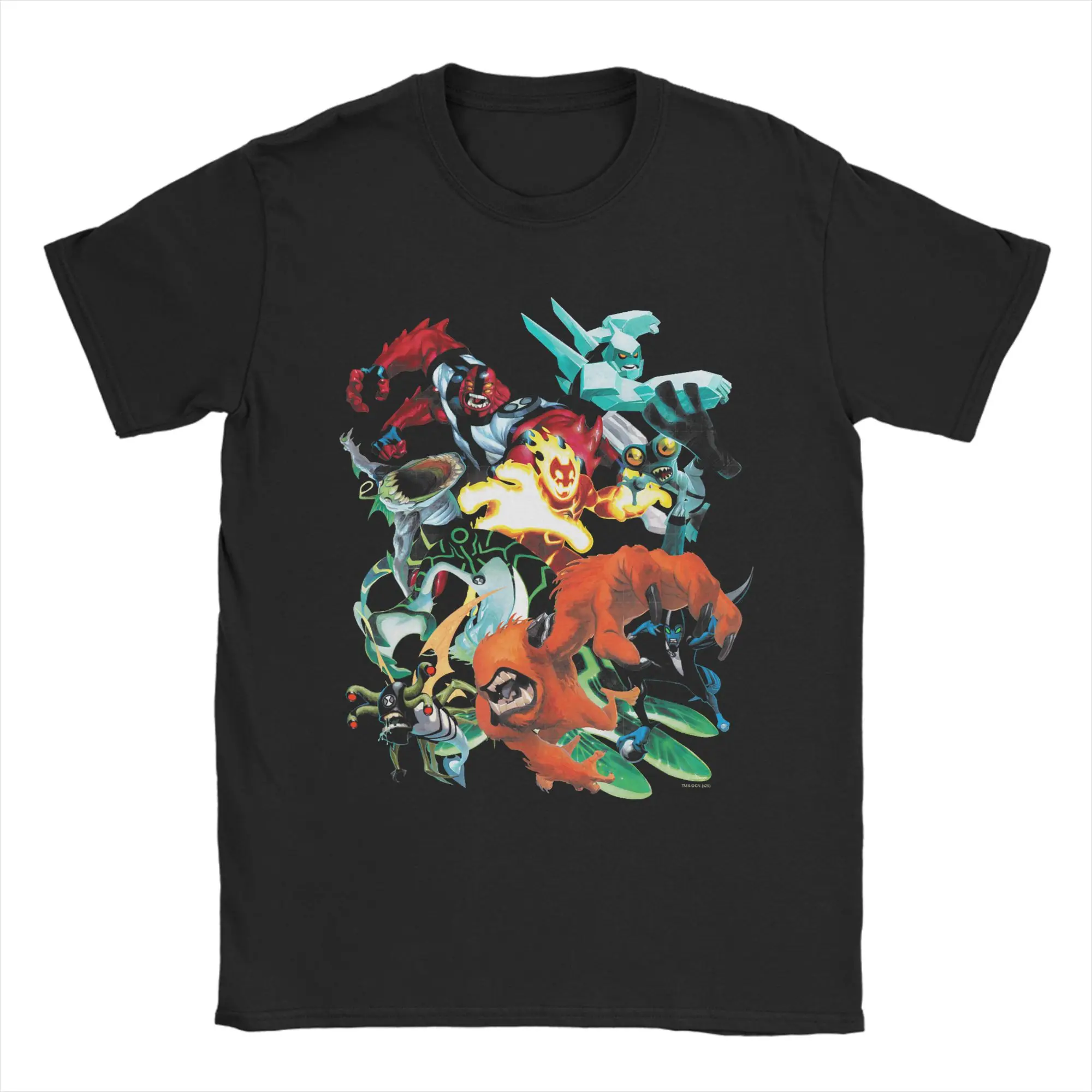 Ben 10 Alien  Cotton T Shirt For Men Summer  Vintage T-Shirts Comfortable Harajuku Tees Oversize Pattern Tops