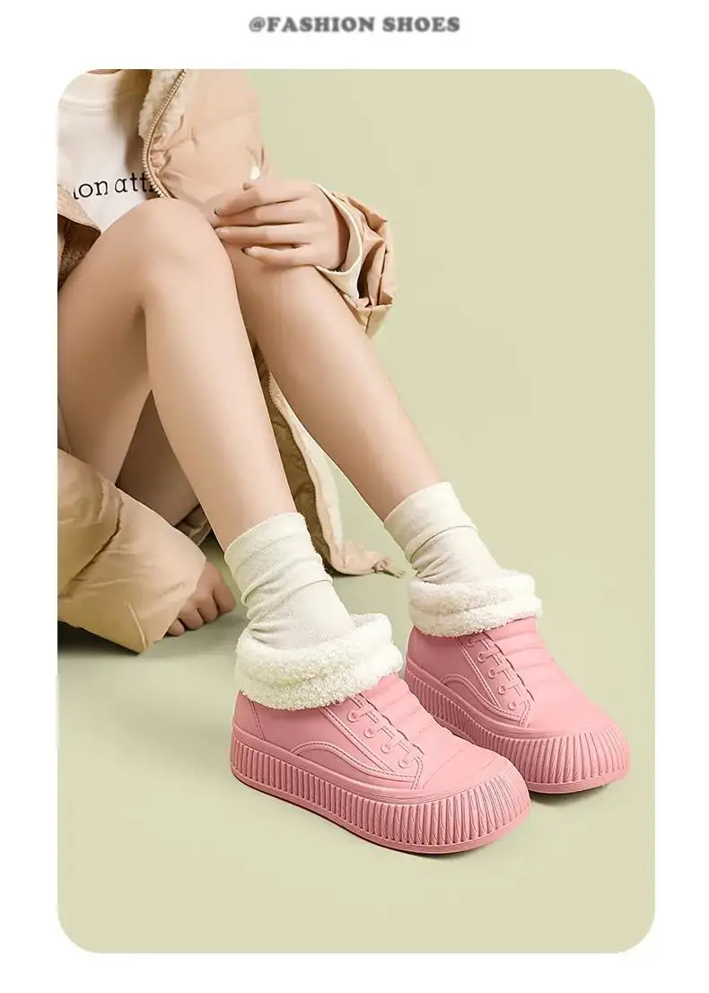 2024 New Women's Rain Shoes Soft Sole Non Slip Low Top Detachable Cotton Sleeves Four Seasons Water Shoes Work Shoes
