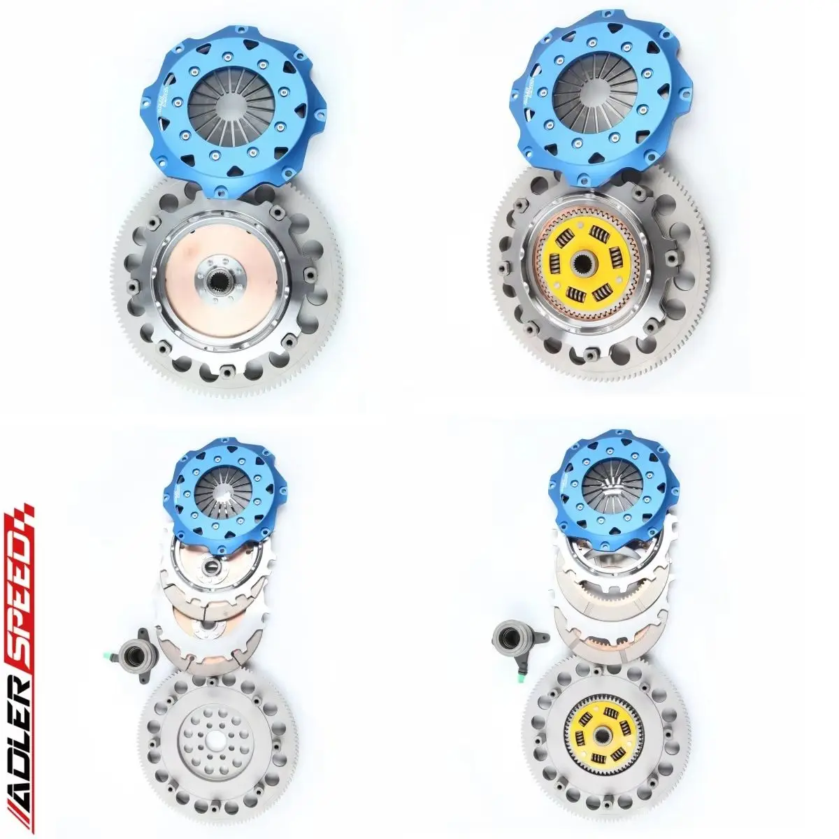 

a++ ADLERSPEED 8.5'' 215mm Sprung Clutch/Racing Clutch Twin Disc for Nissan 350Z 370Z 2008-2015 Infiniti G37 Q60 3.7L VQ37VHR