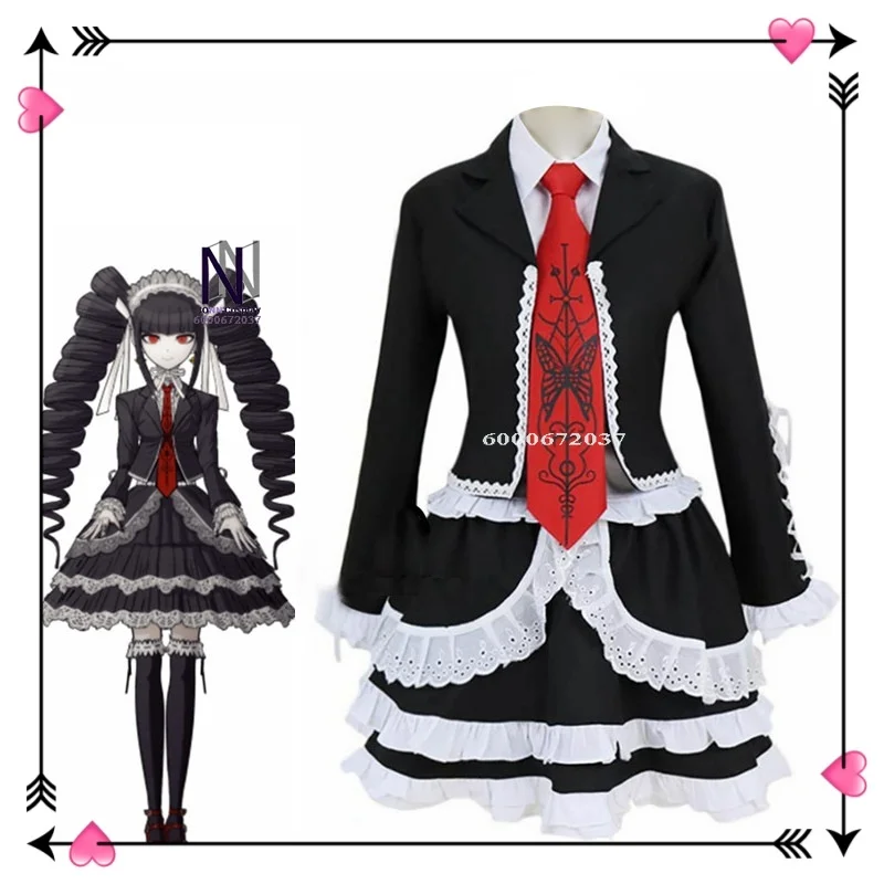 

Danganronpa: Trigger Happy Havoc Celestia Ludenberg Gothic-inspired Cosplay Costume Lolita and Cute Dress Wholesale Role-play