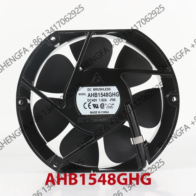 AC EC 17251 172X150X51MM 17CM three-wire inverter ball bearing Low noise New Delta 5V 12V 24V DC48V 1.82A AHB1548GHG cooling fan