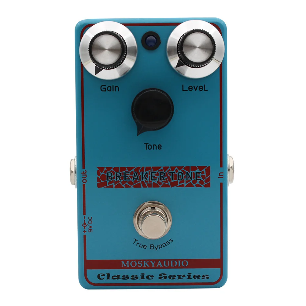 Multi-Stage Guitar Effect Pedal Providing Overdrive Reverb Delay Distortion and Focus-Controlled Frequency Emphasis