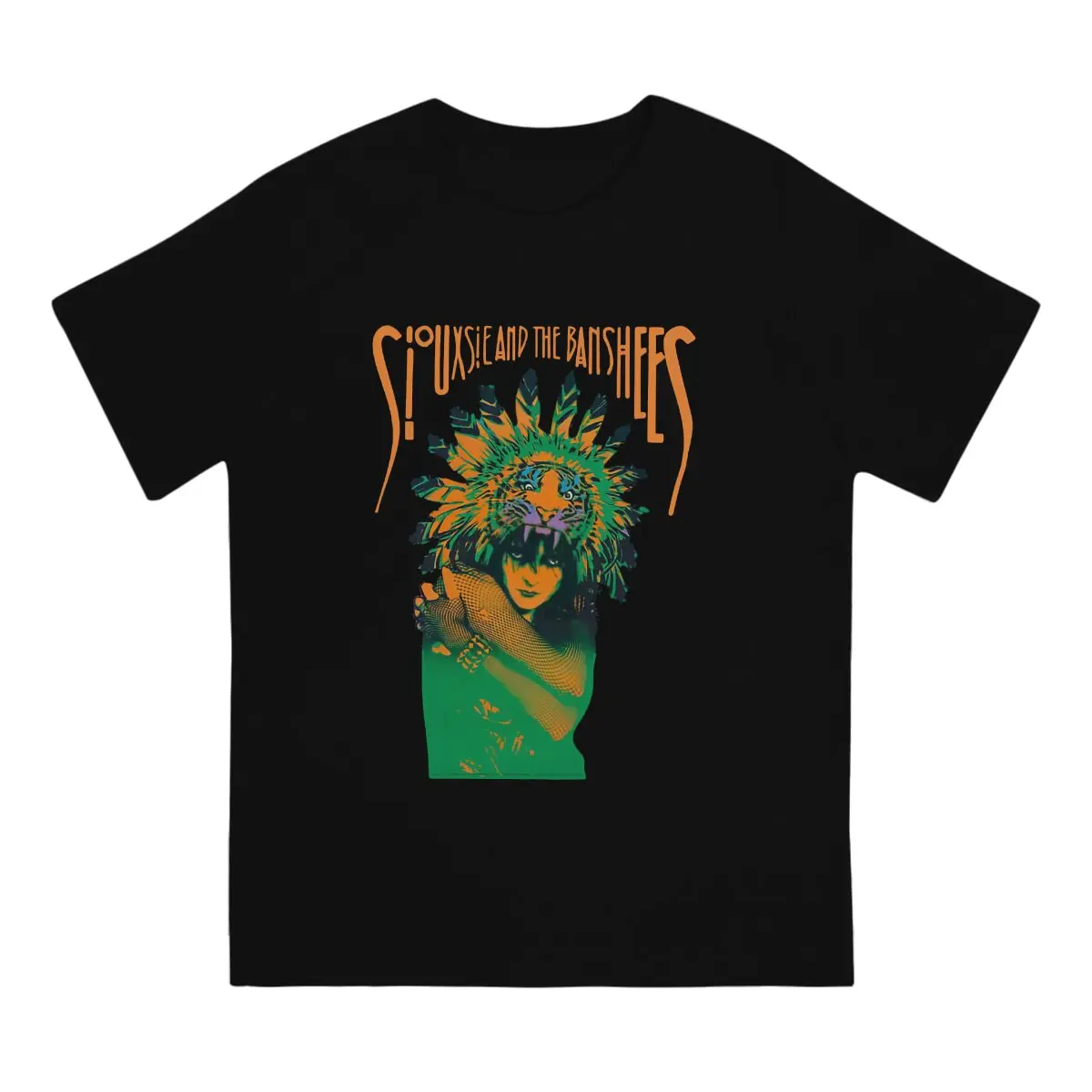 Siouxsie T-Shirt for Men Siouxsie And The Banshees Funny Cotton Tee Shirt O Neck Short Sleeve T Shirts Gift Idea Clothes