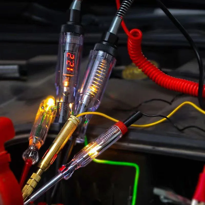 6V 12V 24V DC Car Truck Voltage Circuit Tester Digital Display Long Probe Pen Light Bulb Automobile Diagnostic Tools Auto Repair view 6