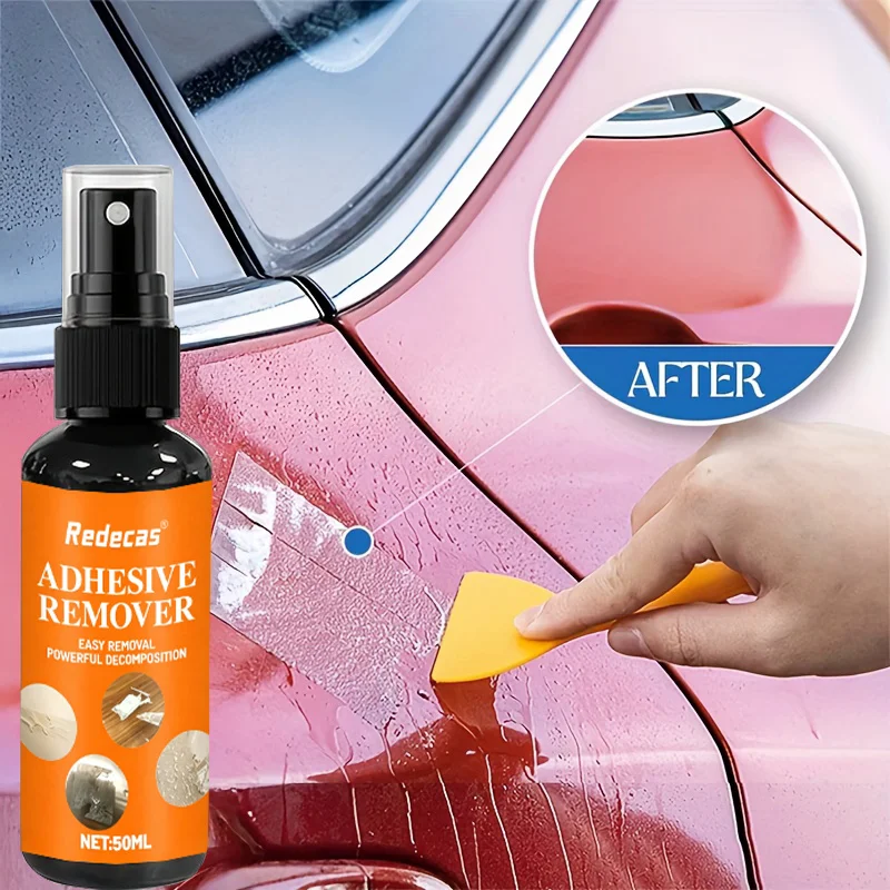 Adhesive Dissolving Spray, Removes Labels, Decals, Masking Tape, Glue & Stickers, Safe Residue Remover, No Damage, Easy to Clean