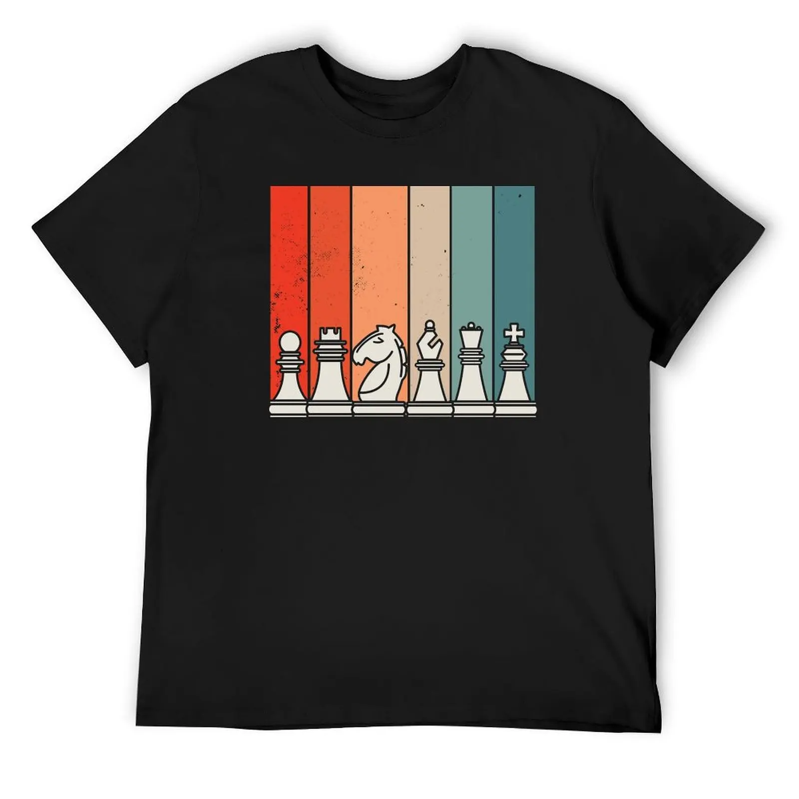 

Retro Chess T-Shirt plus sizes new gifts and t-shirts croswit shirt man man clothes anime shirts men