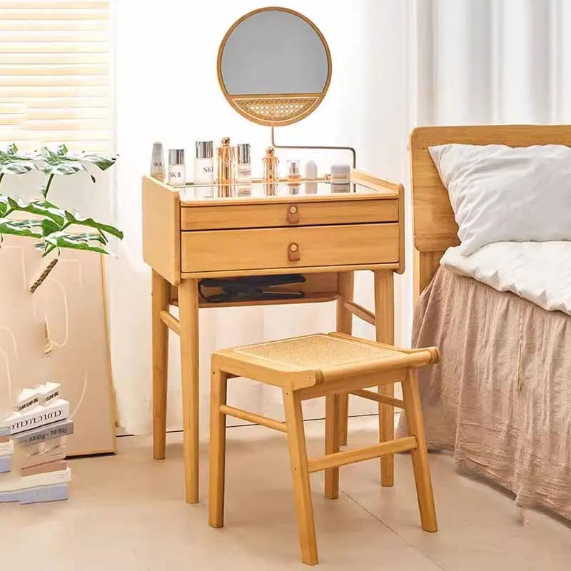 

Nordic Drawers Dresser Eithe Girl Stool Wood Women Hotel Storage Dressing Table Living Room Small Comoda Pra Quarto Furniture