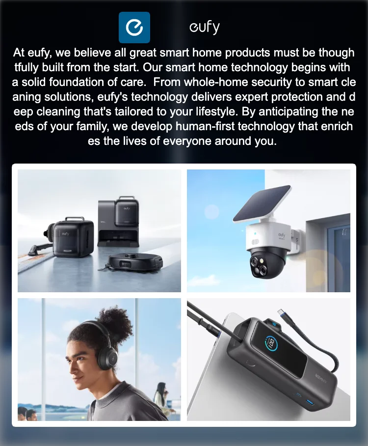 eufy SoloCam S340 Solar Security Camera Wireless Outdoor Camera
