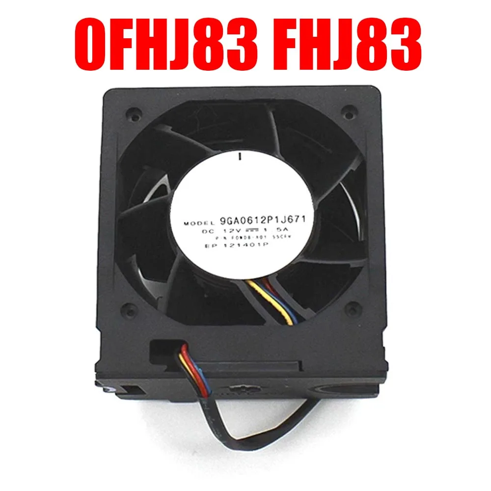 

0FHJ83 FHJ83 Cooling Fan For DELL For PowerEdge R530 9GA0612P1J671 0POWD8 POWD8-A01 DC12V 1.5A