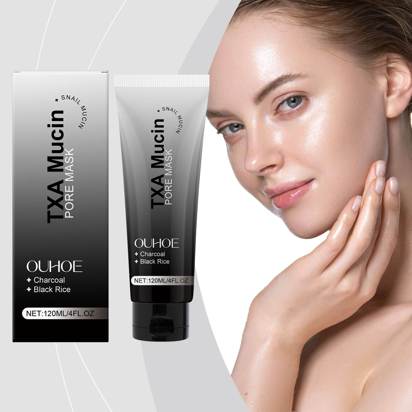 

OUHOE Pore Cleansing Mask, увлажняет и увлажняет лицо. 120 мл.