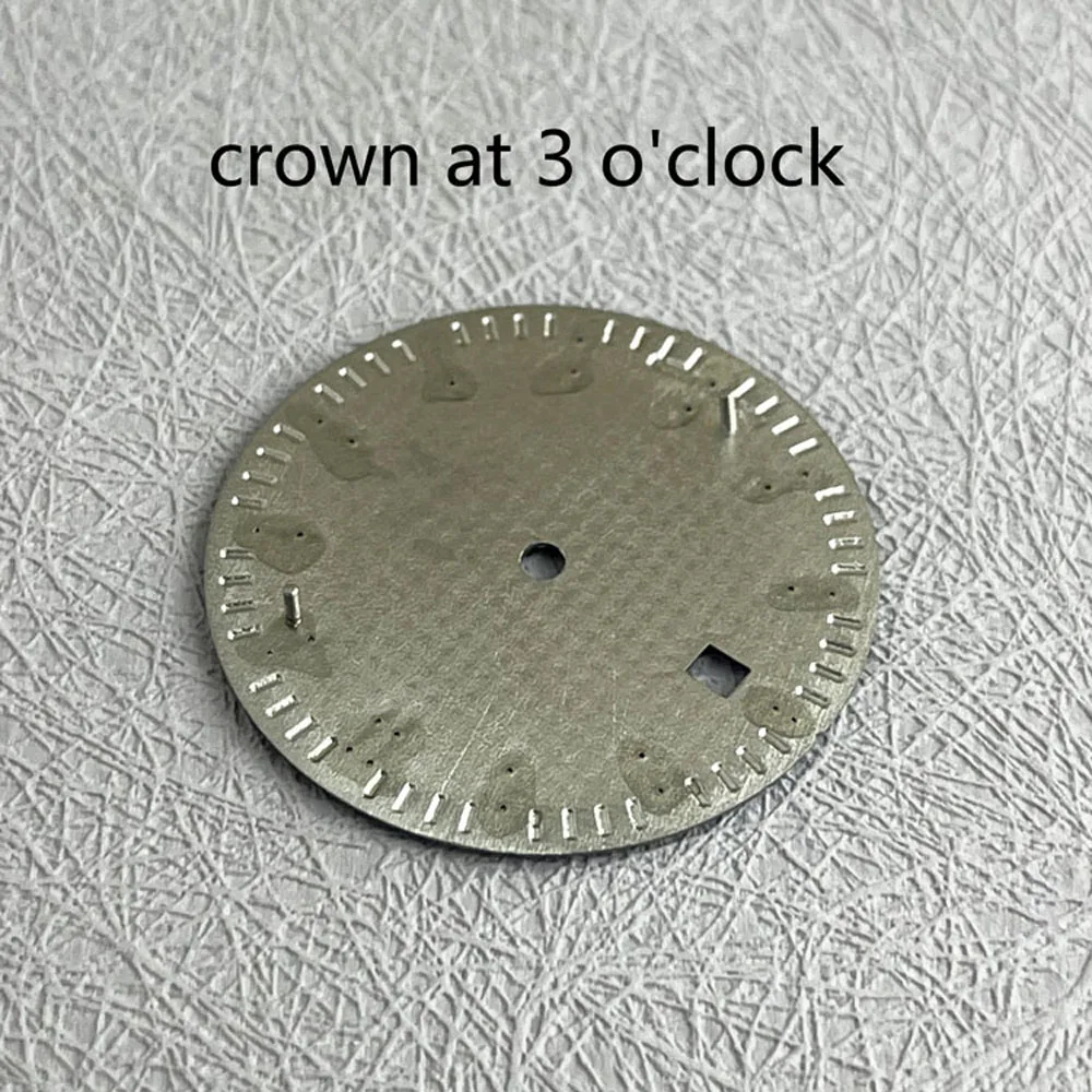 31.8mm NH35 dial green blue oaky dial NH35 for 42mm rose gold case suitable for NH35 automatic movement can customize logo