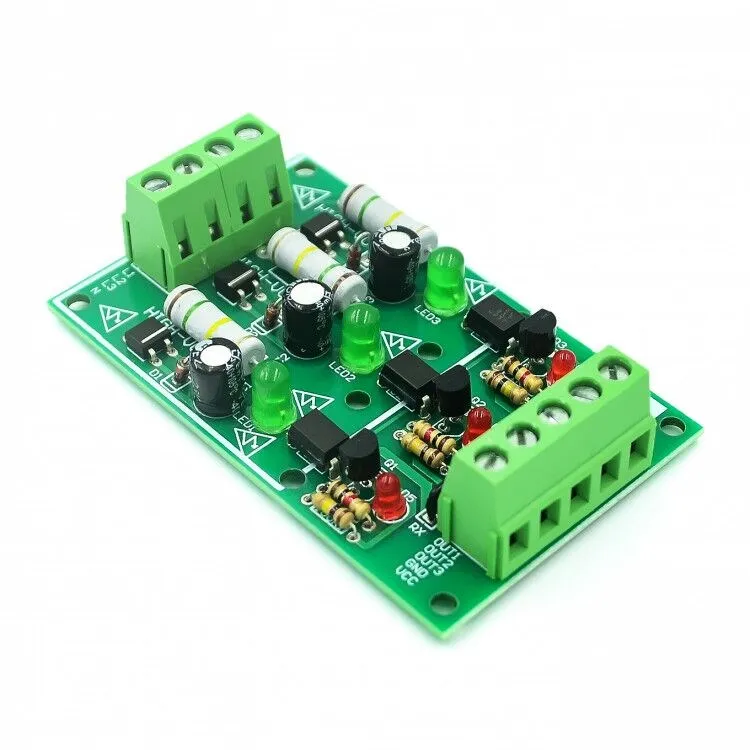 1 3 8 Bit AC 220V Optocoupler Isolation Module Voltage Detect Board Adaptive 3-5V For PLC Isolamento Fotoaccoppiatore Module