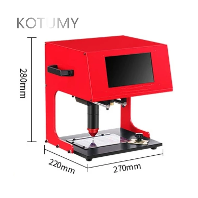 JM-QD Marking Machine For VIN Code 200*130mm Pneumatic Metal Dot Peen Marking Plotter Printer Coding Machine 220V Chassis Number