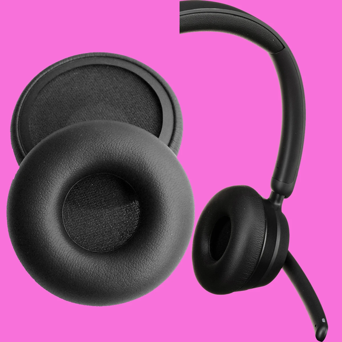 وسائد أذن V-MOTA متوافقة مع سماعة رأس ستيريو Microsoft Teams الحديثة، سماعات ألعاب PC PS Xbox (زوج واحد)