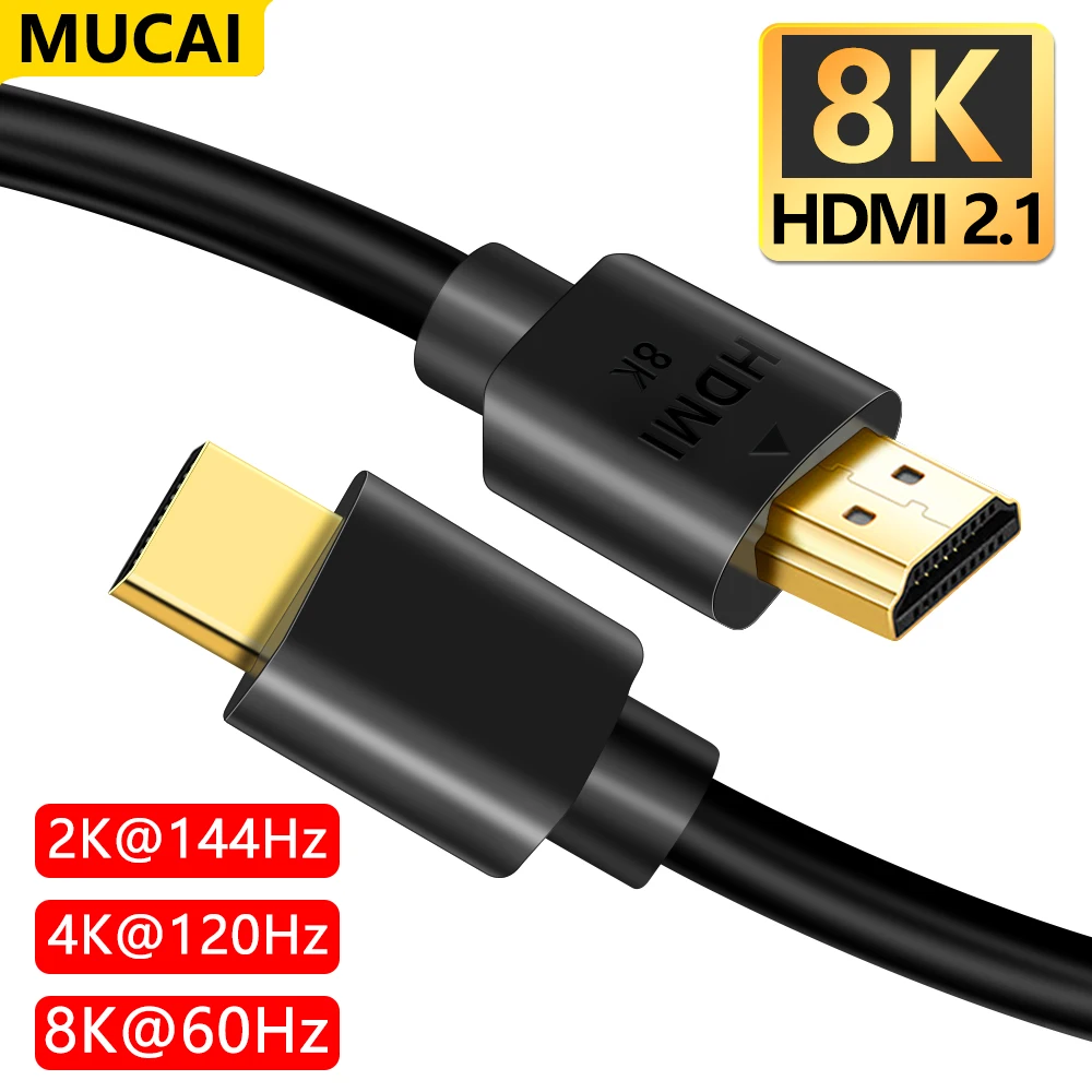 8K Hdmi-Compatibele Kabel 2.1 Draad Voor Xiaomi Xbox Serries X PS5 PS4 Laptops 60Hz 120Hz hdmi Splitter Digitale Kabel Cord 4K